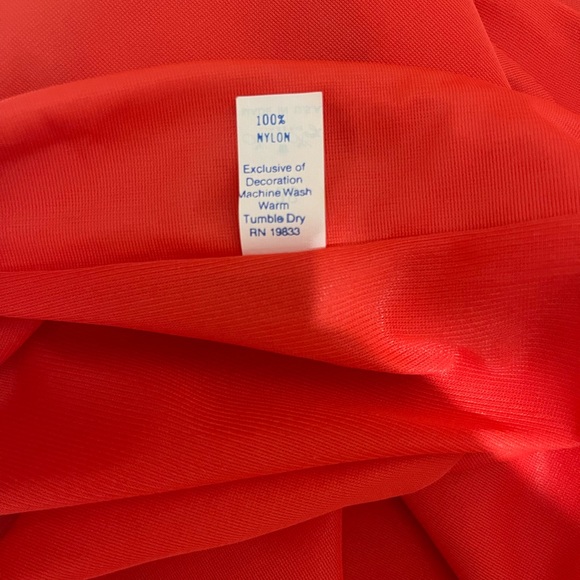 NWT Vintage Nancy King Nylon Red Pajama Set Small Medium - Picture 10 of 10